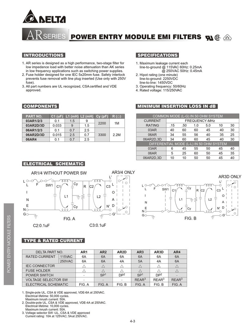 Delta Electronics Network Adapter AR Specifications
