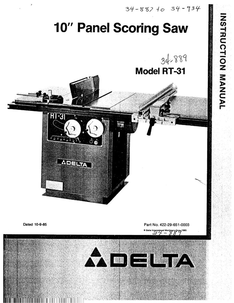 Delta RT-31 User manual Delta RT-31 User manual
