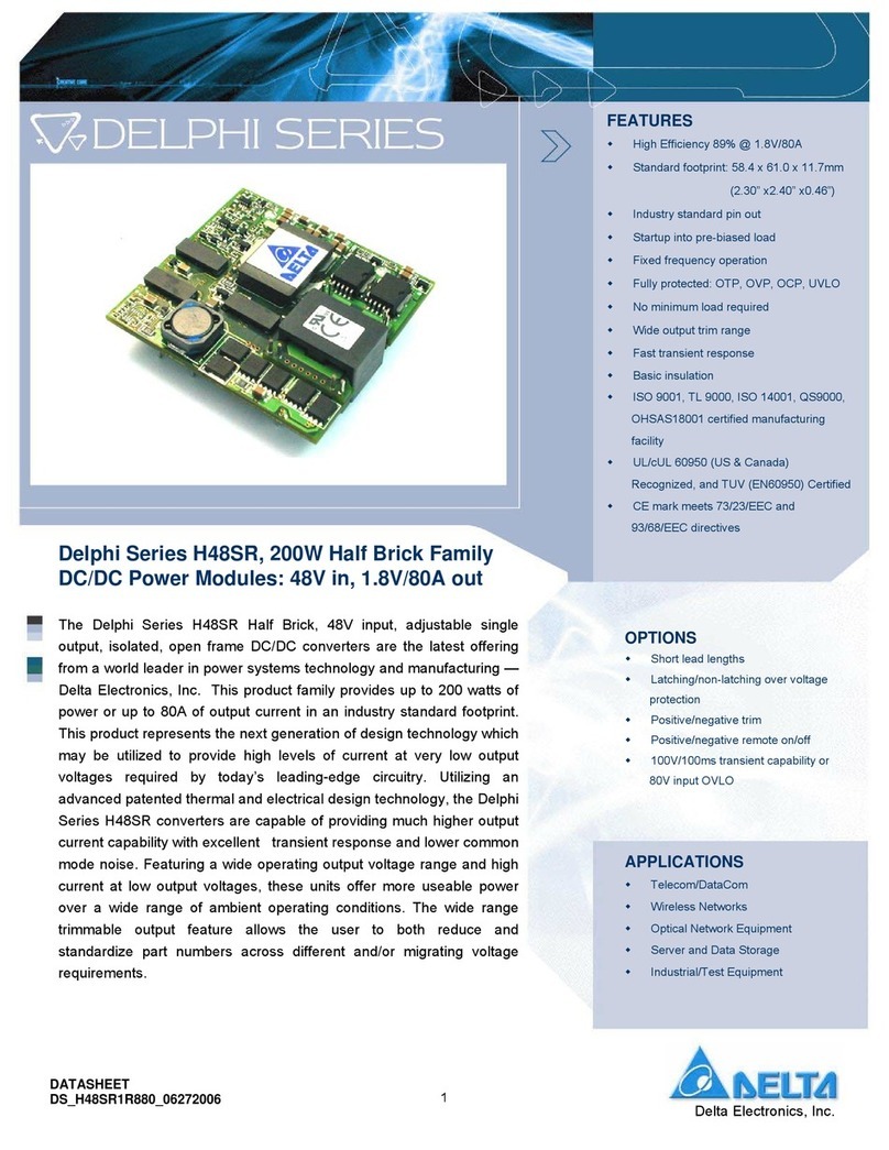 Delta Electronics Delphi H48SR datasheet