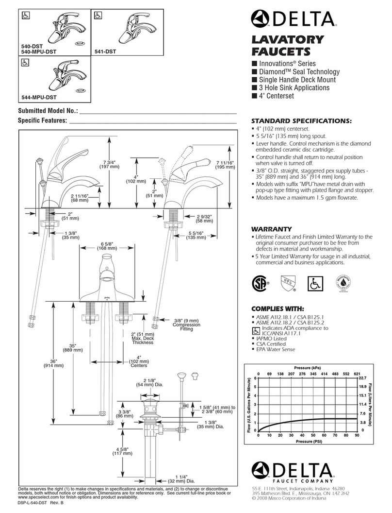 Delta 540-MPU-DST User manual