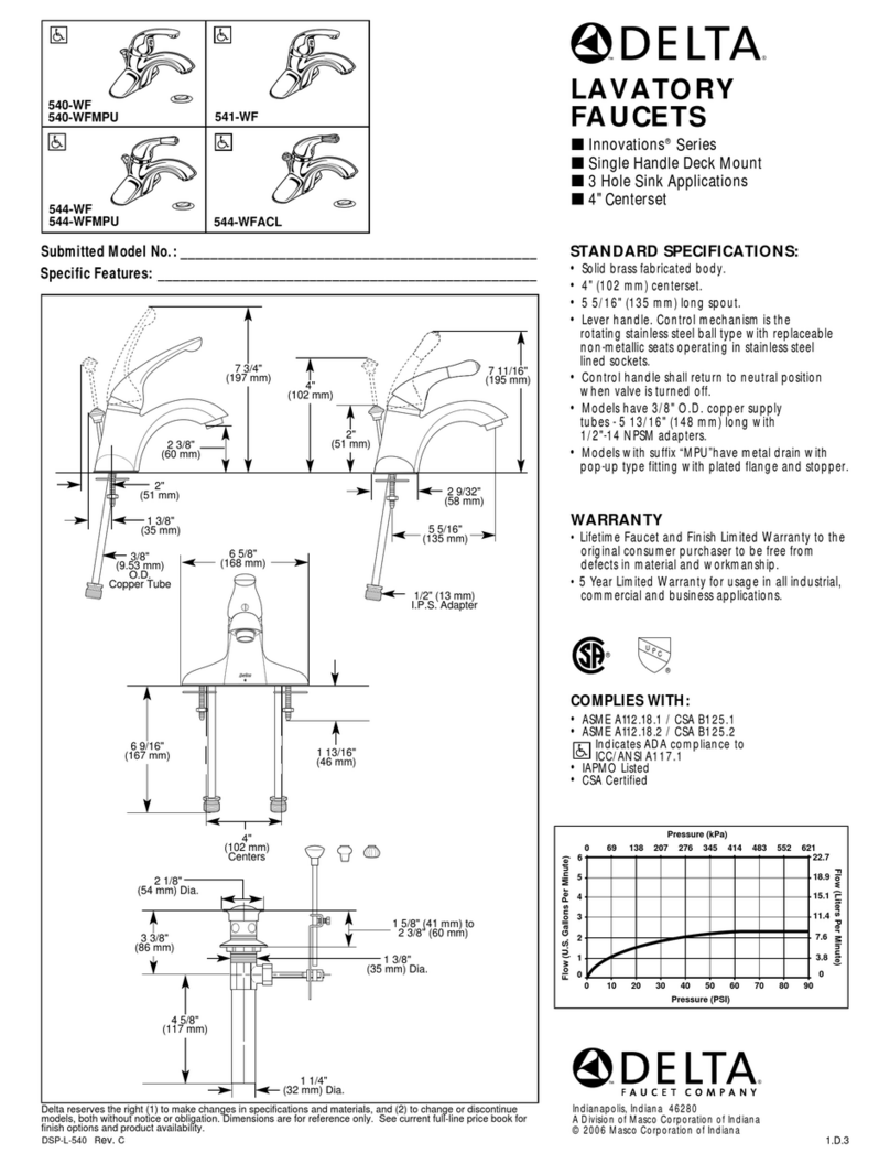 Delta 540-WF User manual