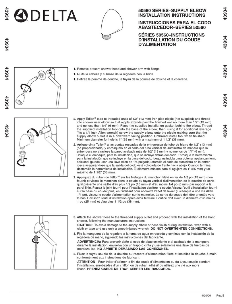 Delta 50560 Series User manual