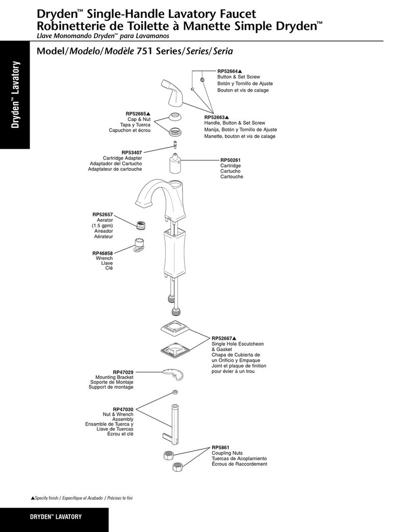 Delta Dryden 751 Series User manual