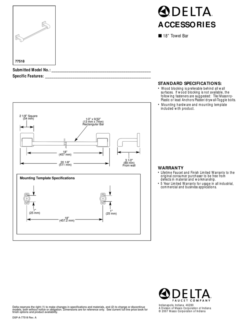 Delta 77518 User manual