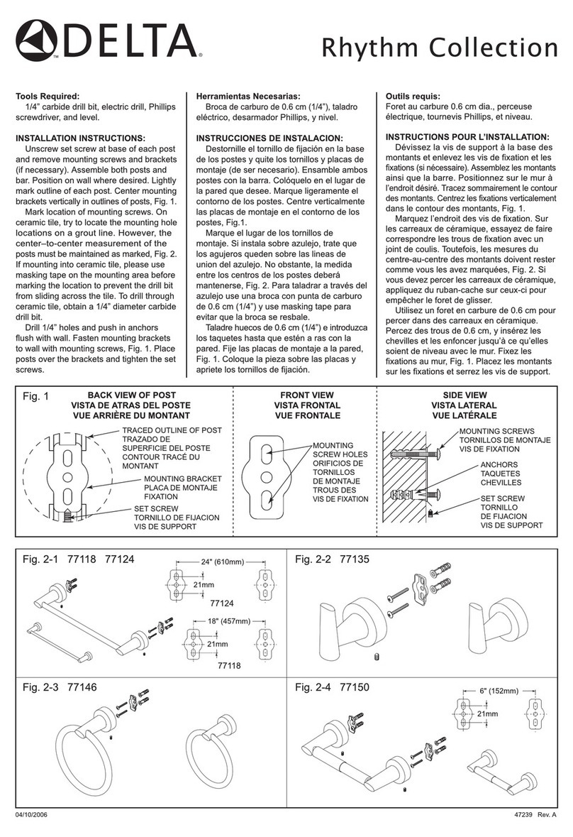 Delta 77118 User manual