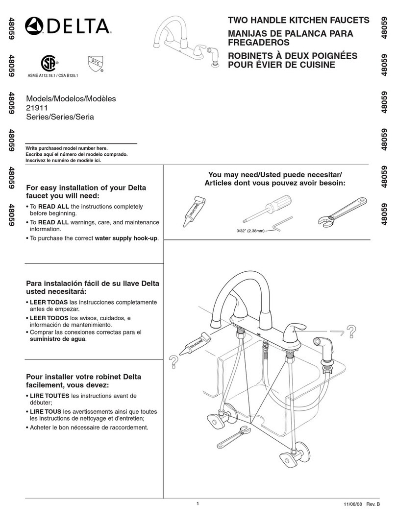 Delta 21911 Series User manual