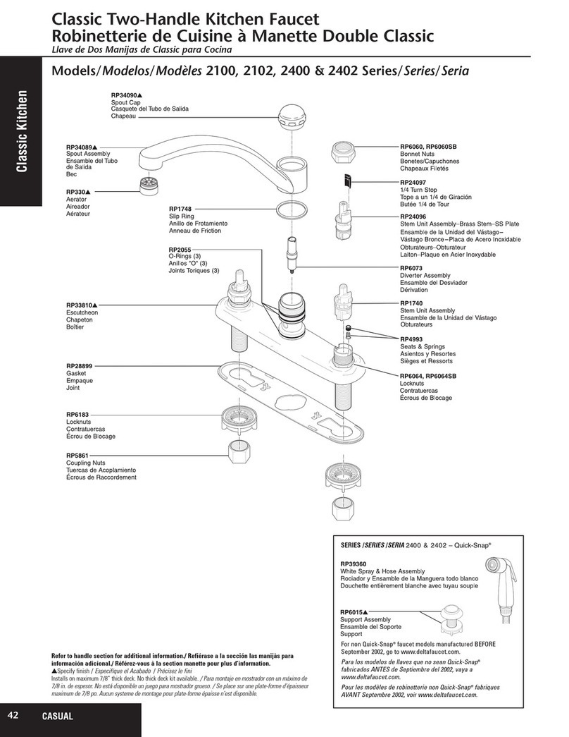 Delta 2100 Series Specification sheet