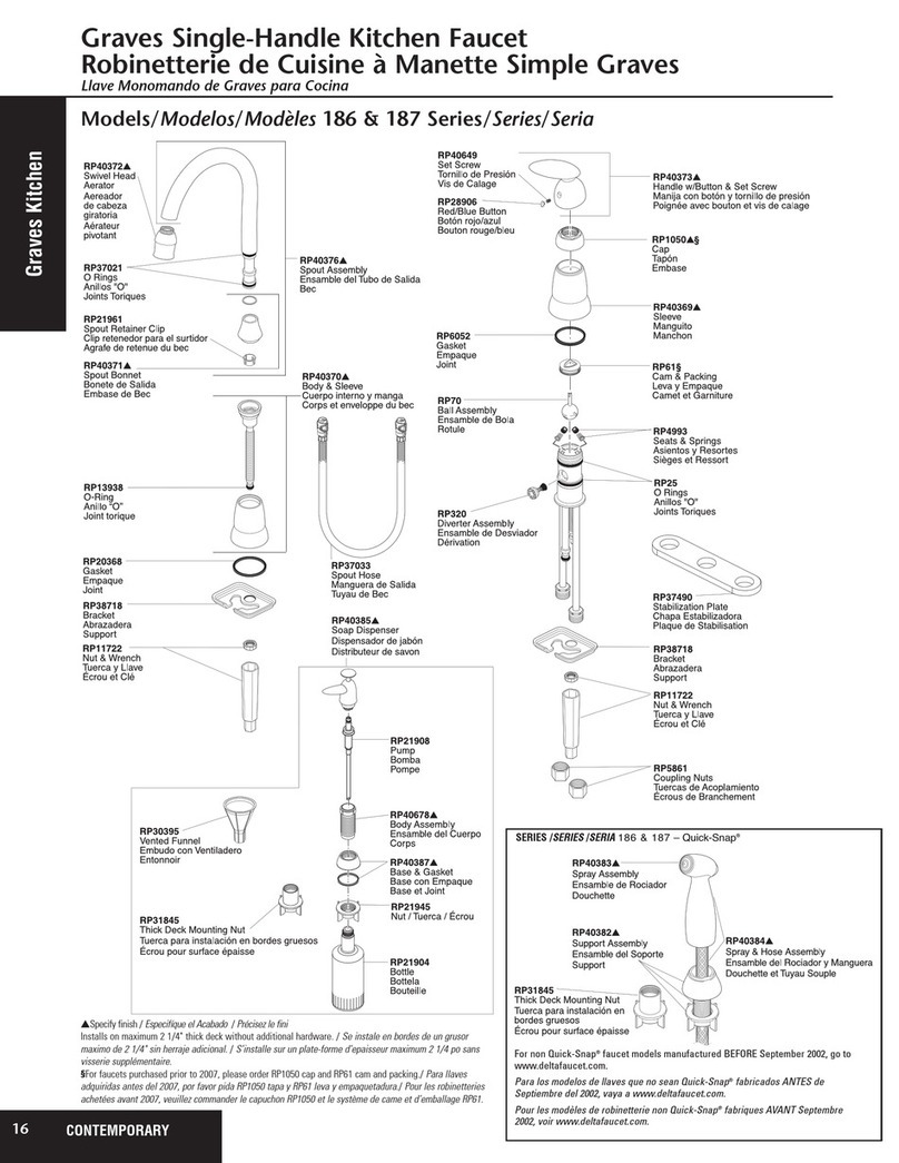 Delta 186 Series User manual