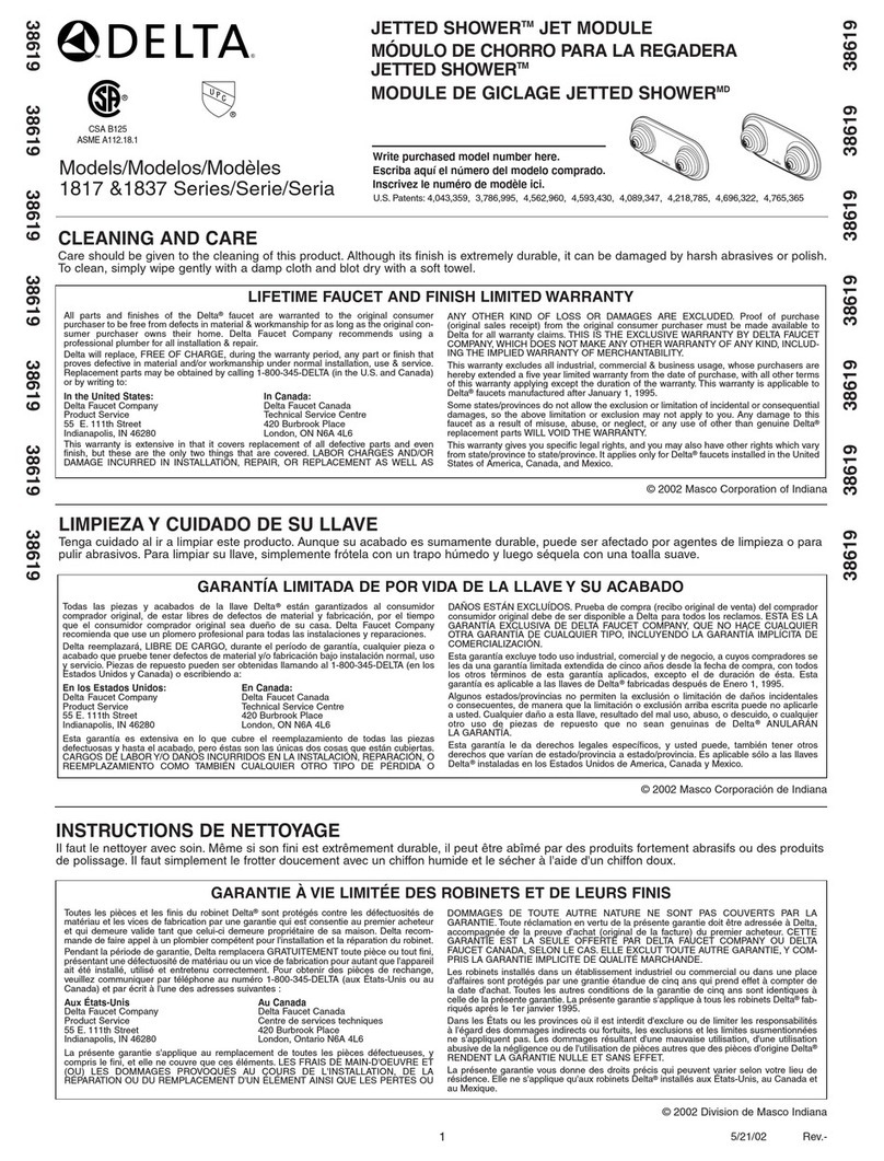 Delta 1817 Series User manual