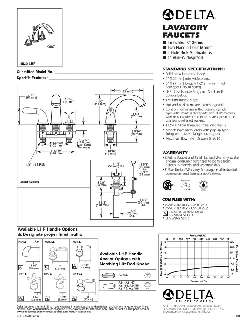 Delta 4530-LHP User manual