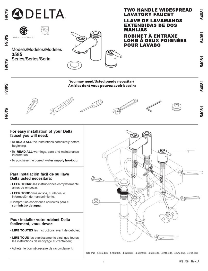 Delta 3585 Series User manual