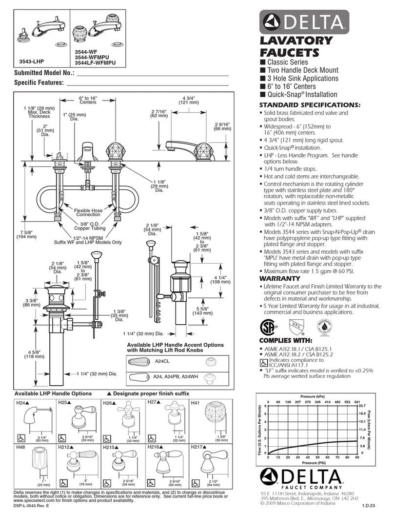 Delta 3544LF-WFMPU User manual