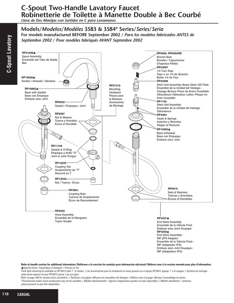 Delta 3583 Series User manual