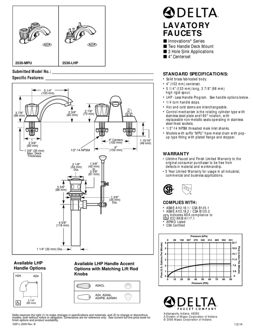 Delta 2530-LHP User manual