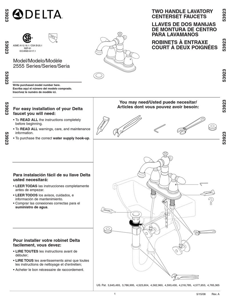 Delta 2555 Series User manual