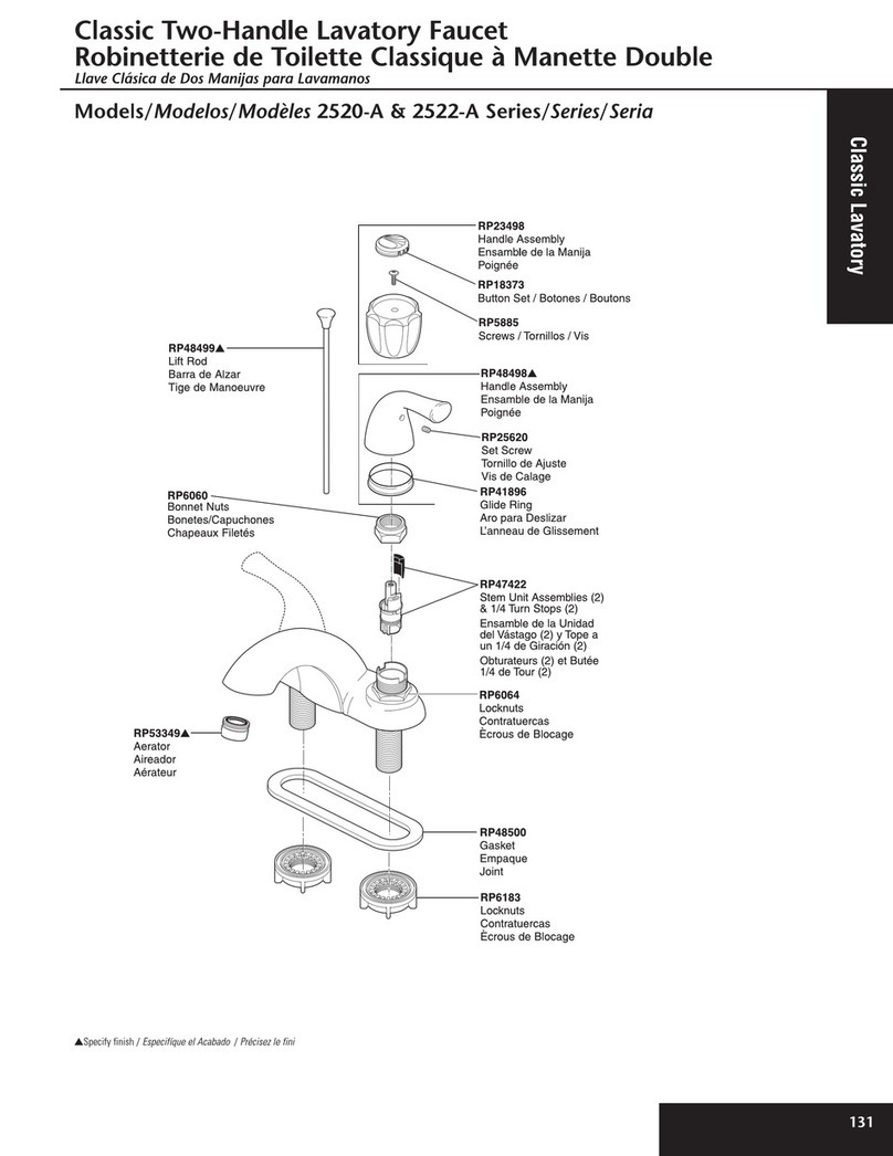 Delta Classic 2520-A Series User manual