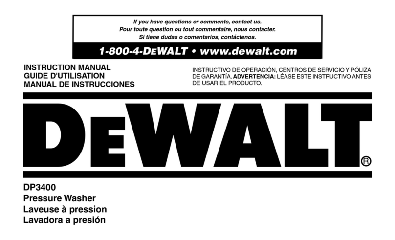 DeWalt DP3400 instruction manual