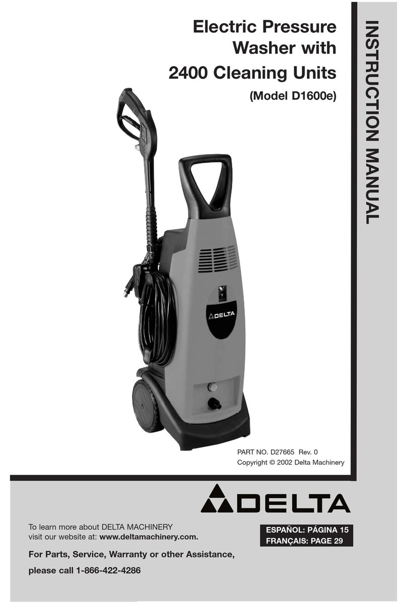 Delta D1600e User manual