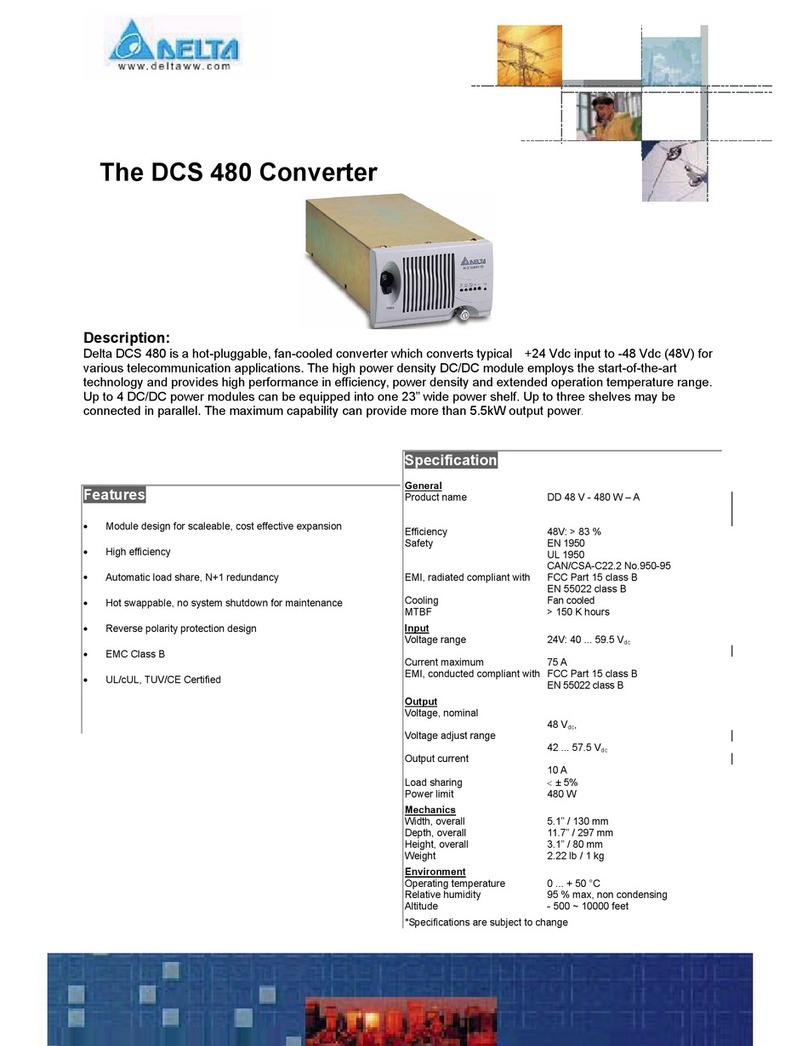 Delta DCS 480 specification