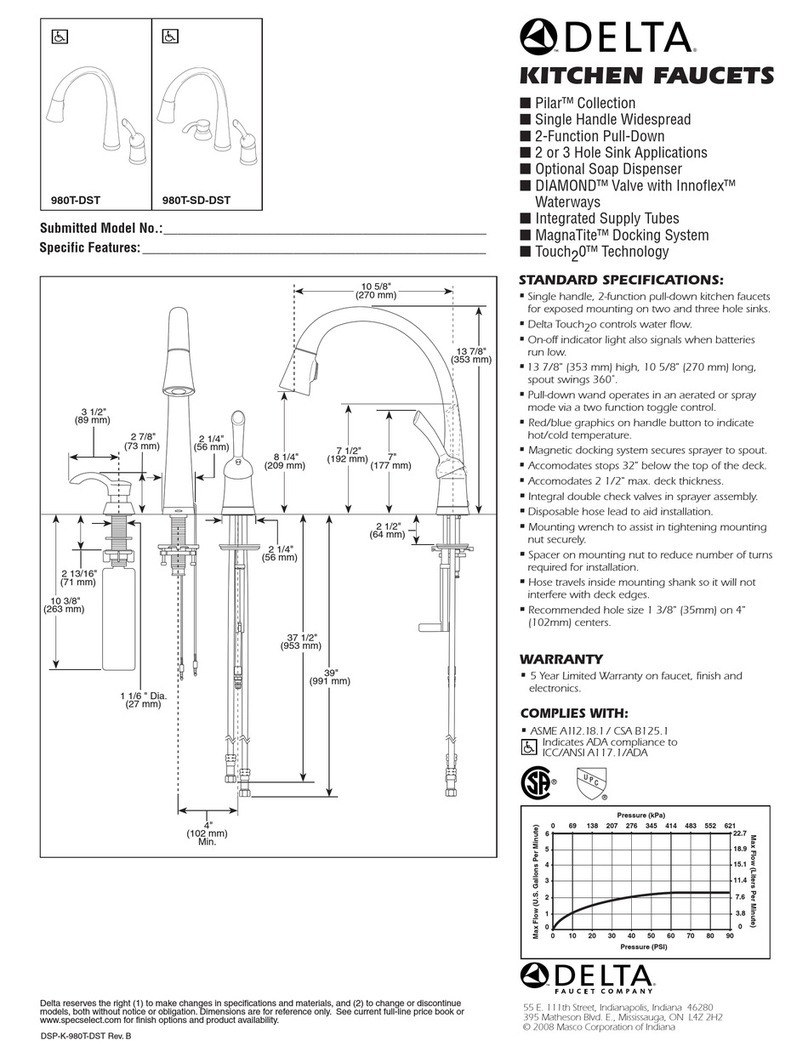 Delta Pilar 980T-SD-DST User manual Delta Pilar 980T-SD-DST User manual