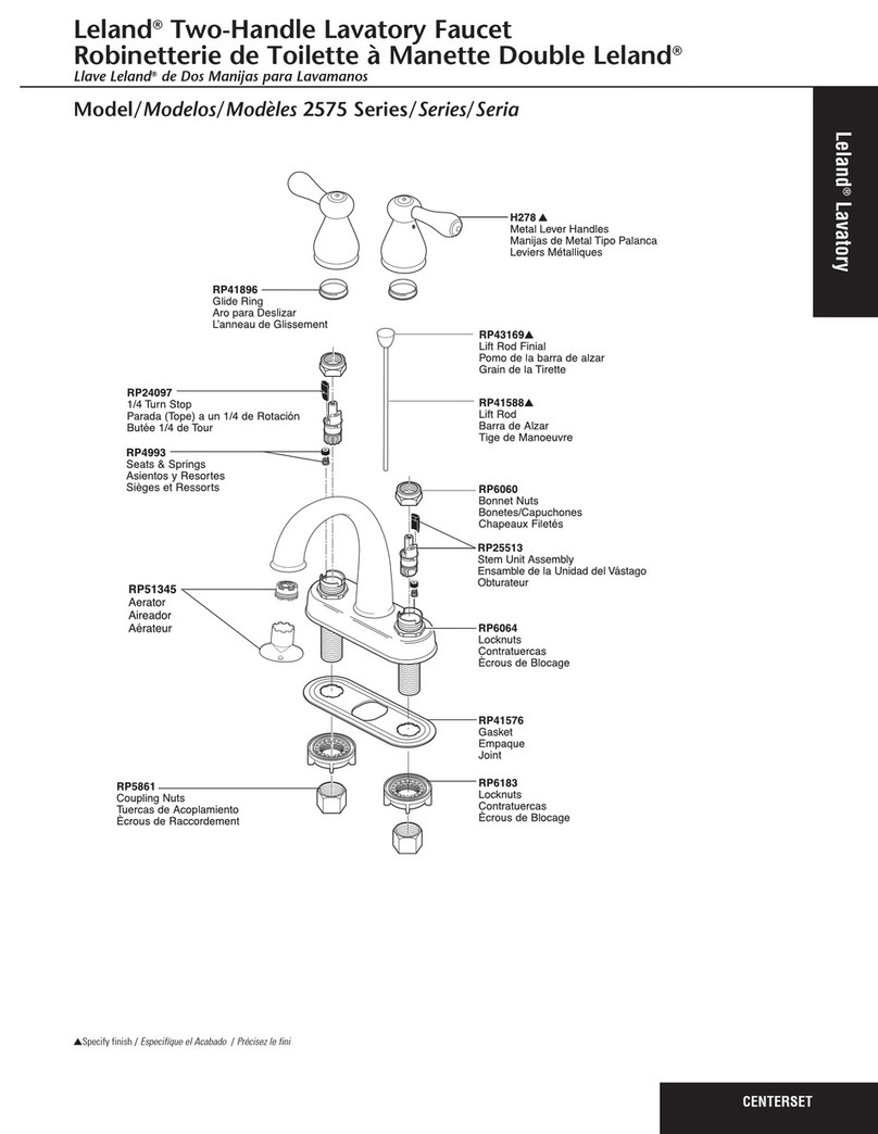 Delta Leland 2575 Series User manual