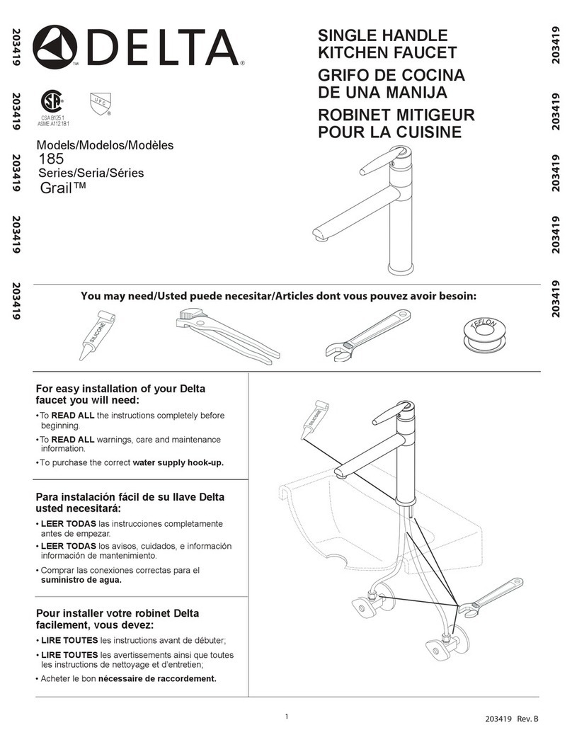 Delta Grail 185 Series User manual