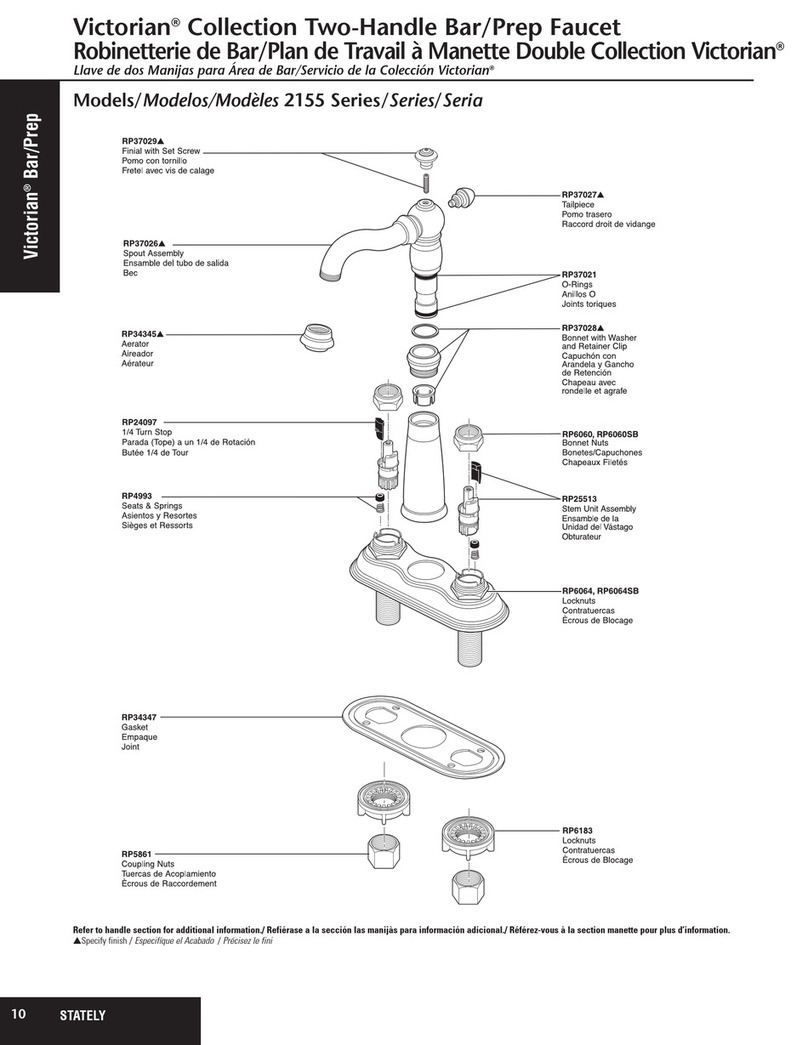 Delta Victorian 2155 Series User manual