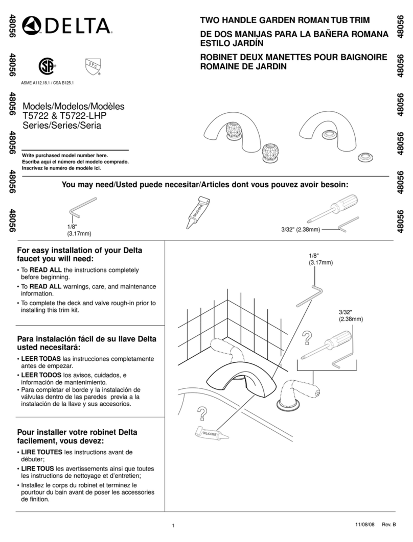 Delta T5722 Series User manual