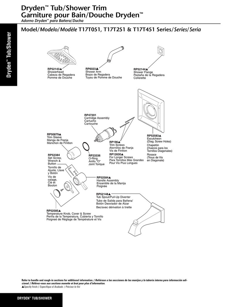 Delta Dryden T17T051 Series parts manual
