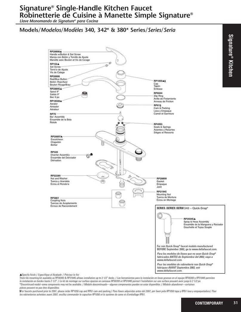 Delta Signature 340 Series User manual