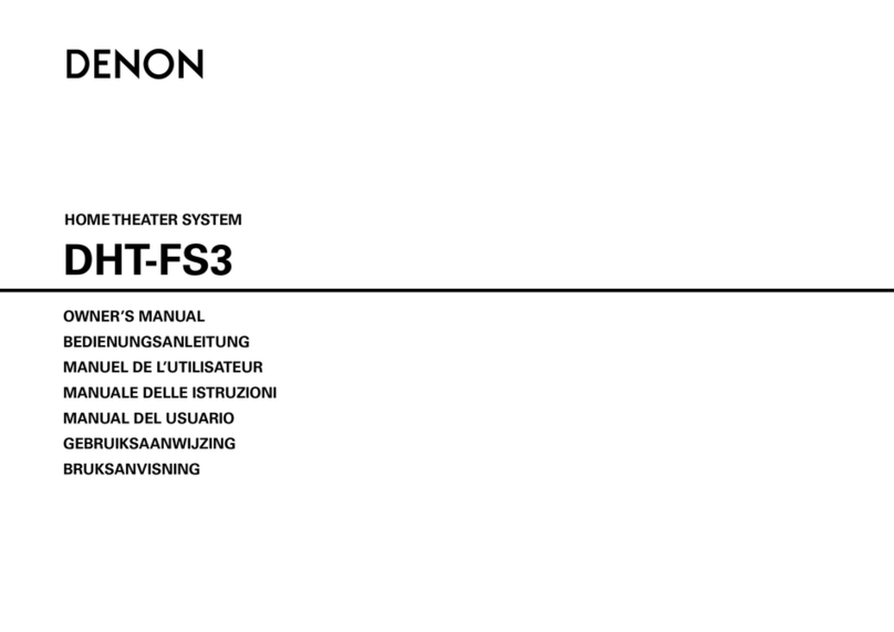 Denon DHT-FS3 User manual