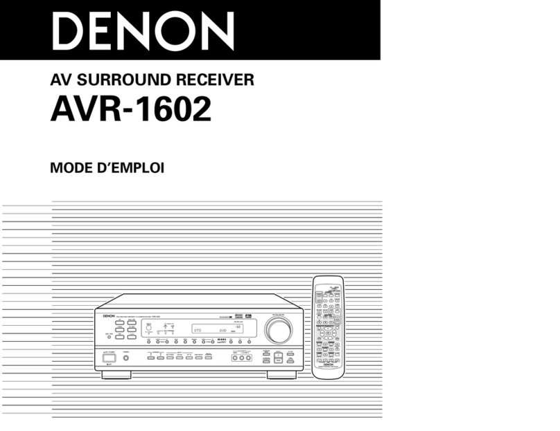 Denon AVR-1602 User manual