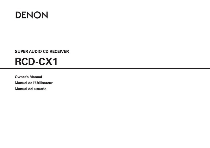 Denon RCD-CX1 User manual