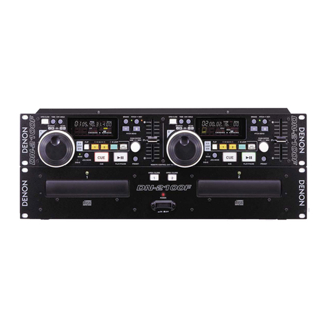 Denon DN-2100F User manual Denon DN-2100F User manual