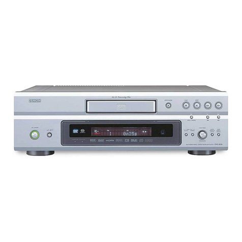 Denon DVD-3910 User manual Denon DVD-3910 User manual
