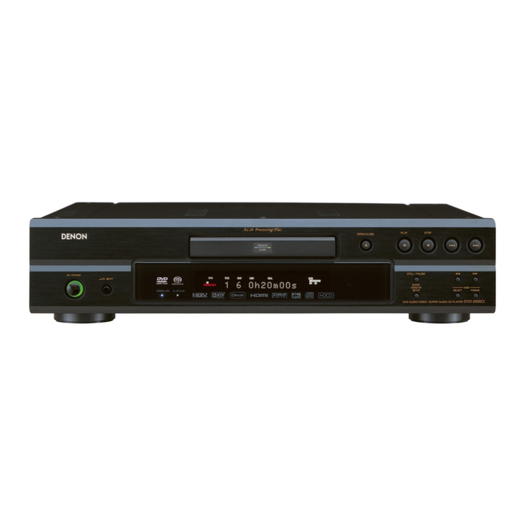 Denon DVD-2930CI User manual