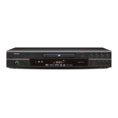Denon DVD-1920 User manual Denon DVD-1920 User manual