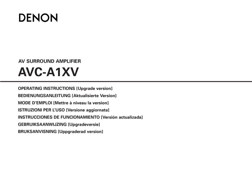 Denon AVC-A1XV User manual