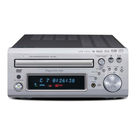 Denon ADV-M51 User manual Denon ADV-M51 User manual