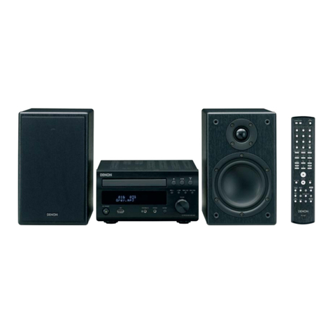 Denon D-M37 User manual