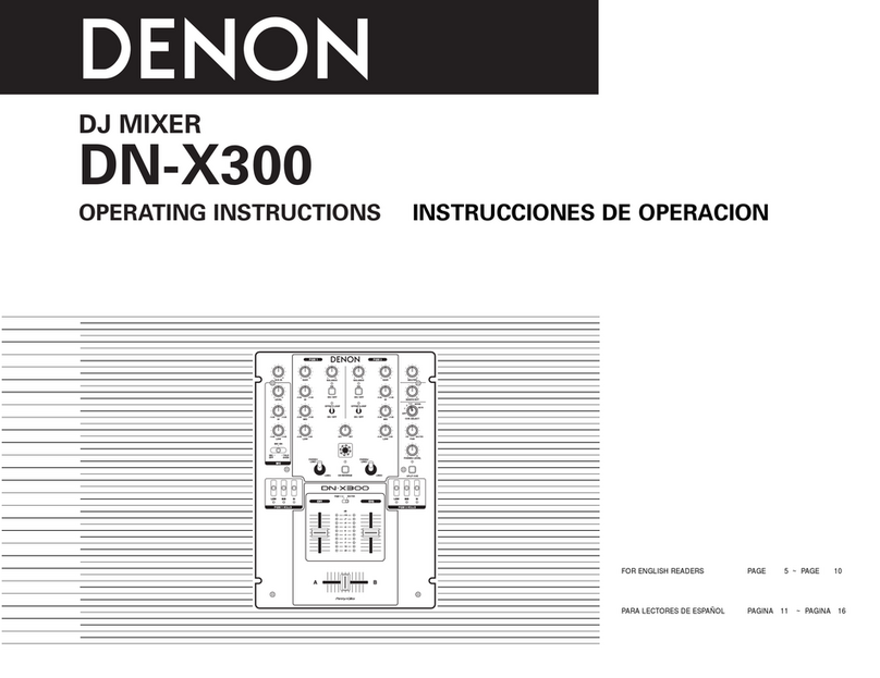 Denon DN-X300 User manual