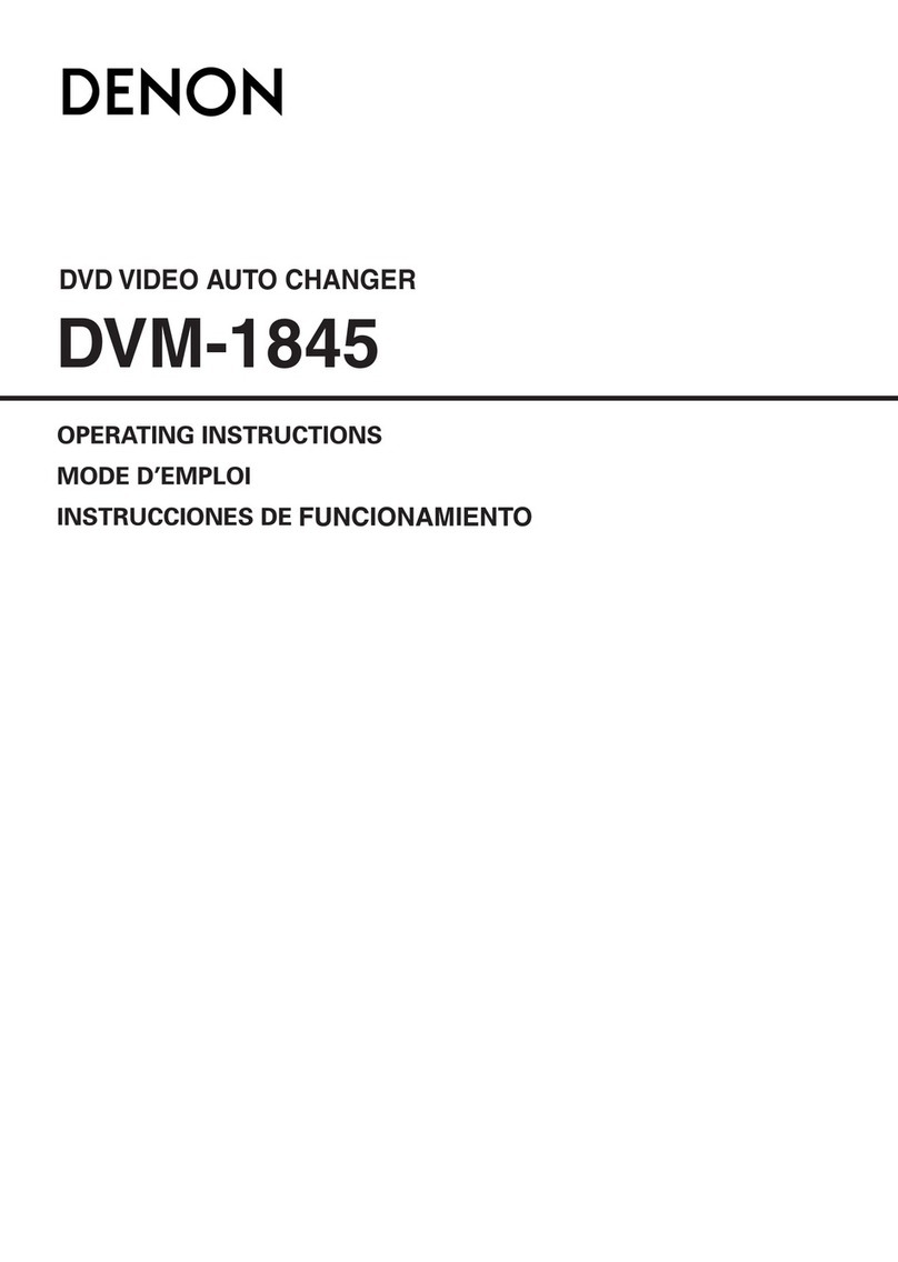 Denon DVM 1845 Instrucciones de funcionamiento