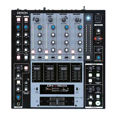 Denon DN-X1500 operating instructions
