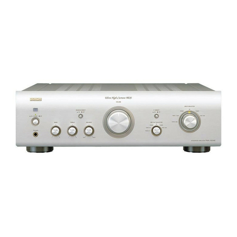Denon PMA-1500AE operating instructions