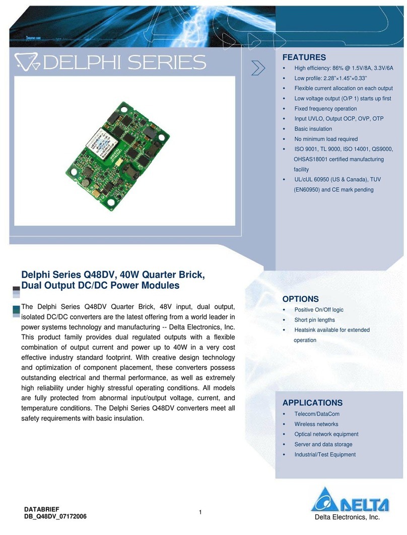 Delta Electronics Delphi Q48DV datasheet