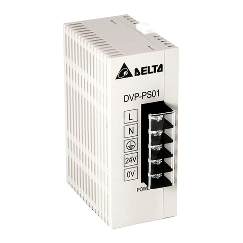 Delta Electronics Power Output Module DVPPS01 instruction manual