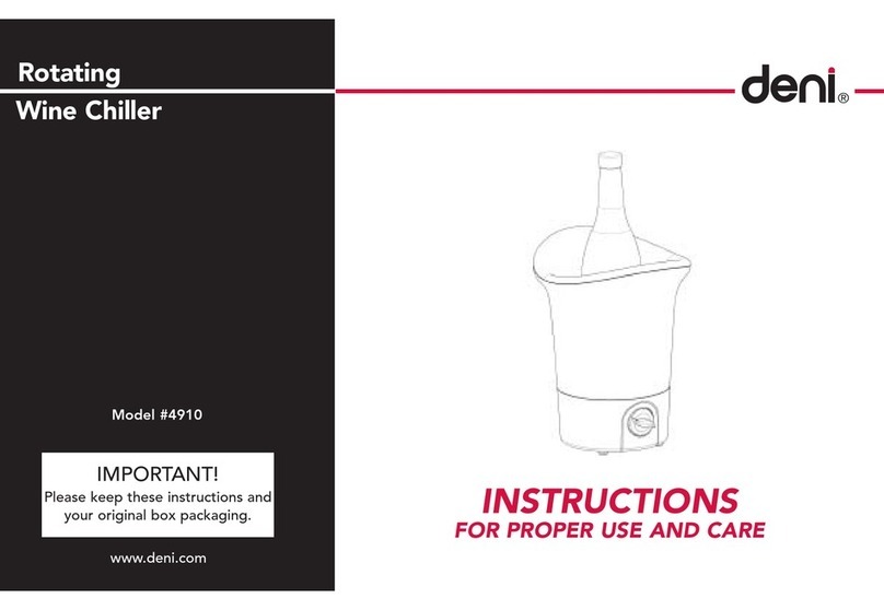 Deni 4910 Instructions for proper use and care