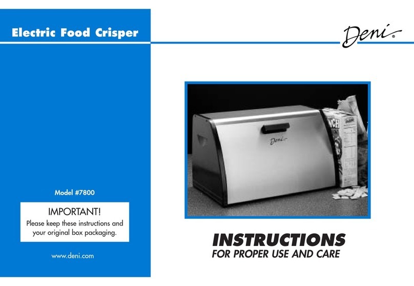 Deni 7800 Owner's manual