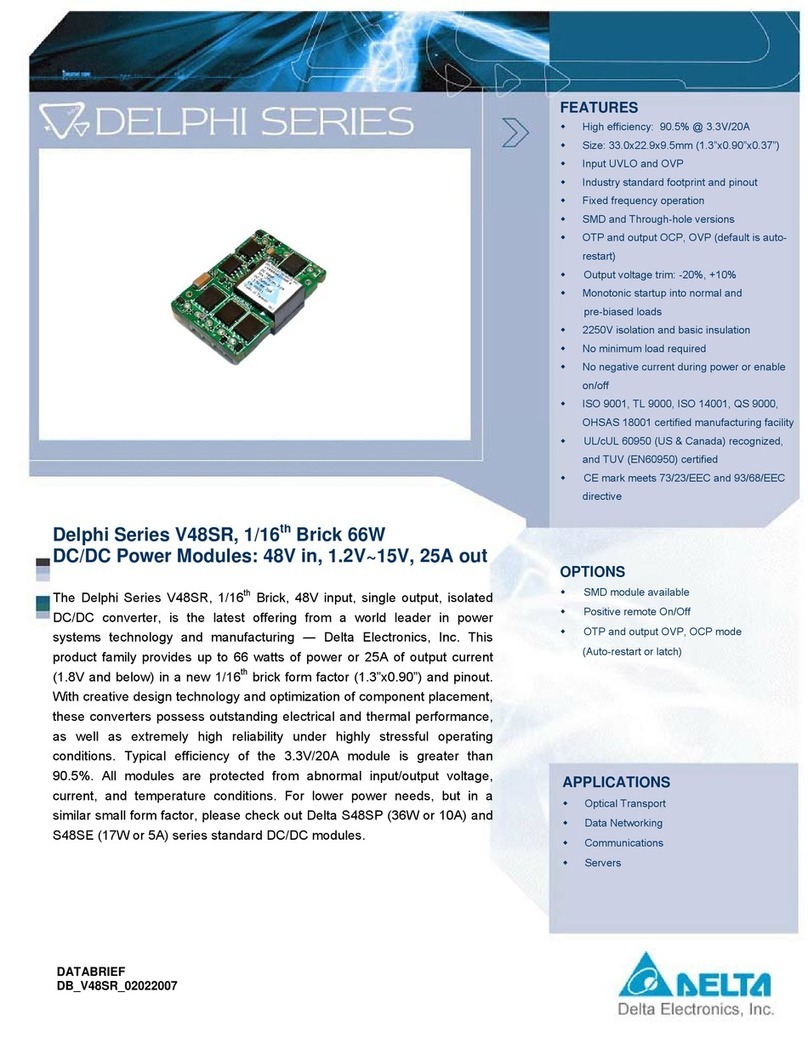 Delta Electronics Delphi V48SR datasheet