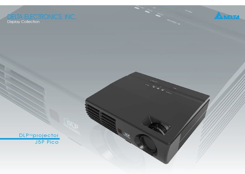 Delta Electronics DLP Projector J5P Pico Brochure & specs